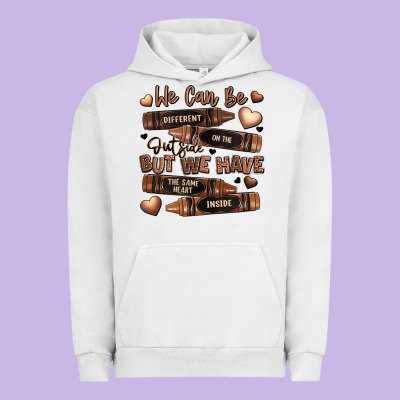 We Can Be Different On The Outside But We Have The Urban Hoodie Designed By Lillyallendesigns