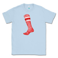 Dusty Blue red sock fa element Classic Tee - FaDigitalArtStudio