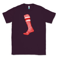 Plum red sock fa element Classic Tee - FaDigitalArtStudio