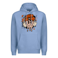 Colony Blue basketball game day Premium Hoodie - MaliasSmallBusiness