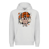 Dove Grey basketball game day Premium Hoodie - MaliasSmallBusiness