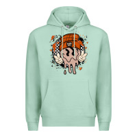 Seafoam basketball game day Premium Hoodie - MaliasSmallBusiness