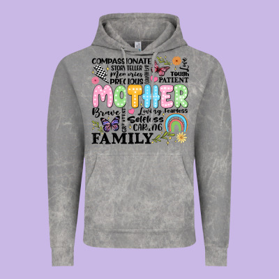 Retro Mother Vintage Hoodie Designed By Jahusdesignshop