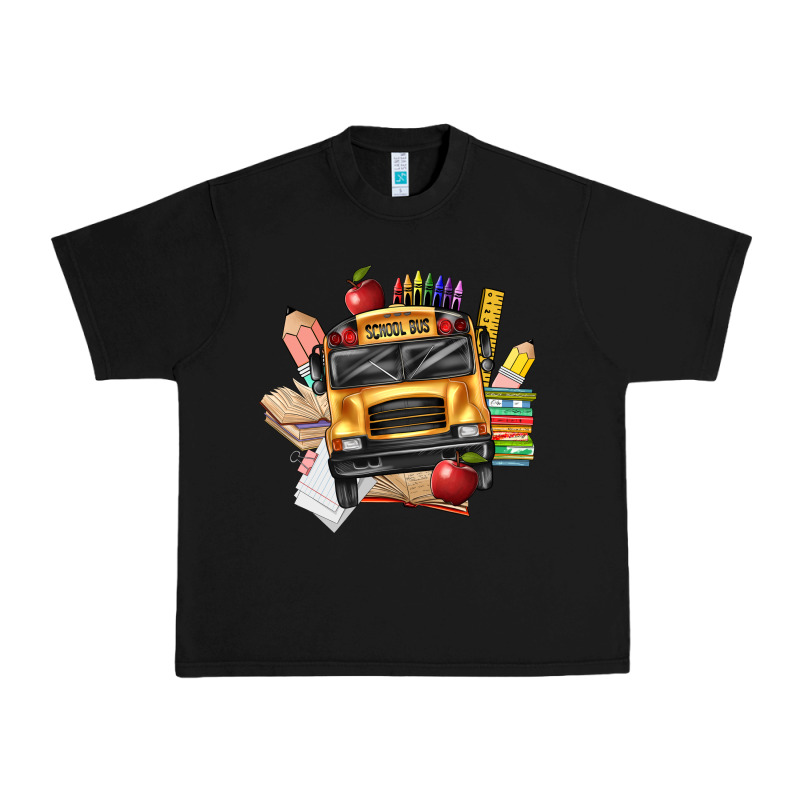 School Bus Driver Front Urban Heavy Tee by texasbilliewilder | Teevron