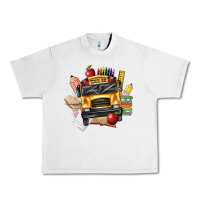 Lunar Rock school bus driver front Urban Heavy Tee - texasbilliewilder