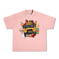 Salmon school bus driver front Urban Heavy Tee - texasbilliewilder