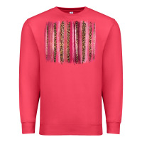 Cardinal valentines day leopard glitter brushstroke Premium Sweatshirt - Jasminsmagicworld