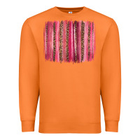 Carrot valentines day leopard glitter brushstroke Premium Sweatshirt - Jasminsmagicworld