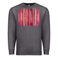 Charcoal Heather valentines day leopard glitter brushstroke Premium Sweatshirt - Jasminsmagicworld