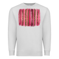 Dove Grey valentines day leopard glitter brushstroke Premium Sweatshirt - Jasminsmagicworld
