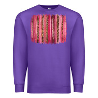 Purple valentines day leopard glitter brushstroke Premium Sweatshirt - Jasminsmagicworld