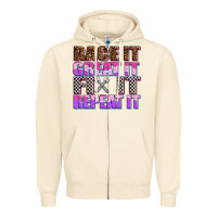 Sandshell race ıt great ıt fıx ıt repeat ıt Zipper Hoodie - AdoDesignShop