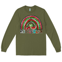 Army Green watermelon Long Sleeve Tee - SublimationCraftShop