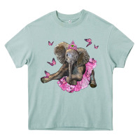 Arona baby elephant with tutu Heavy Core Tee - LillyAllenDesigns
