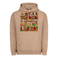 Pigment Burro a black women is speaking listen and learn Urban Hoodie - LillyAllenDesigns