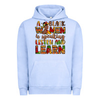 Pigment Grape Ice a black women is speaking listen and learn Urban Hoodie - LillyAllenDesigns
