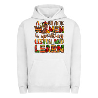 Pigment Lunar Rock a black women is speaking listen and learn Urban Hoodie - LillyAllenDesigns