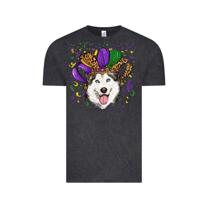 Mardi Gras Hat Husky Vintage Tee by RanaPortraitStore | Teevron