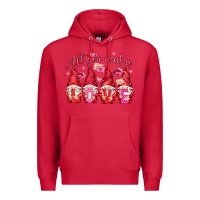 Cardinal all you need is love Premium Hoodie - NancyCooperArtShop