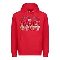 Red all you need is love Premium Hoodie - NancyCooperArtShop