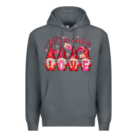 Rock all you need is love Premium Hoodie - NancyCooperArtShop