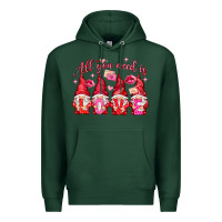 Sports Green all you need is love Premium Hoodie - NancyCooperArtShop