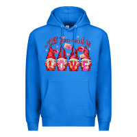 True Royal all you need is love Premium Hoodie - NancyCooperArtShop