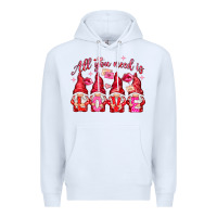 White all you need is love Premium Hoodie - NancyCooperArtShop