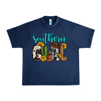 Navy southern girl Urban Heavy Tee - Zillion Design Studio