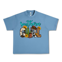 Pebble Blue southern girl Urban Heavy Tee - Zillion Design Studio