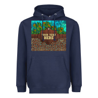 Navy preview custom cactus and sunflowers leopard turquoise Heavyweight Hoodie - Artiststas