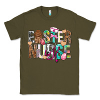 Army Green Easter Nurse Easter Day Classic Tee - Neo Western