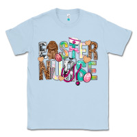 Dusty Blue Easter Nurse Easter Day Classic Tee - Neo Western