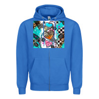 True Royal race heart Zipper Hoodie - AdoDesignShop