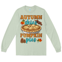Matcha autumn skies pumpkin pies Long Sleeve Tee - HRA Design Shop
