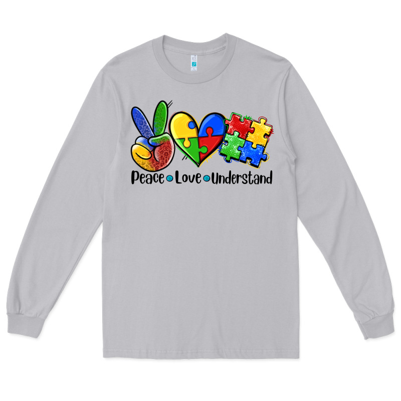 Peace Love  Cure Long Sleeve Tee by AdoDesignShop | Teevron