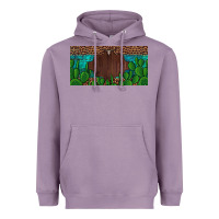 Lavender western cactus leopard and turquoise custom nametext license plate Heavyweight Hoodie - Artiststas