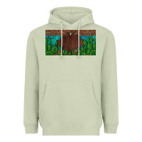 Matcha western cactus leopard and turquoise custom nametext license plate Heavyweight Hoodie - Artiststas