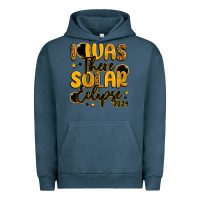 Pigment Midnight Navy i was there solar eclipse 2024 Urban Hoodie - LillyAllenDesigns