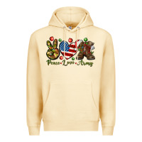 Pina Colada peace love army christmas Premium Hoodie - NancyCooperArtShop