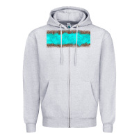 Heather Grey turquoise leopard Zipper Hoodie - JahusDesignShop
