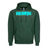 Sports Green turquoise leopard Zipper Hoodie - JahusDesignShop