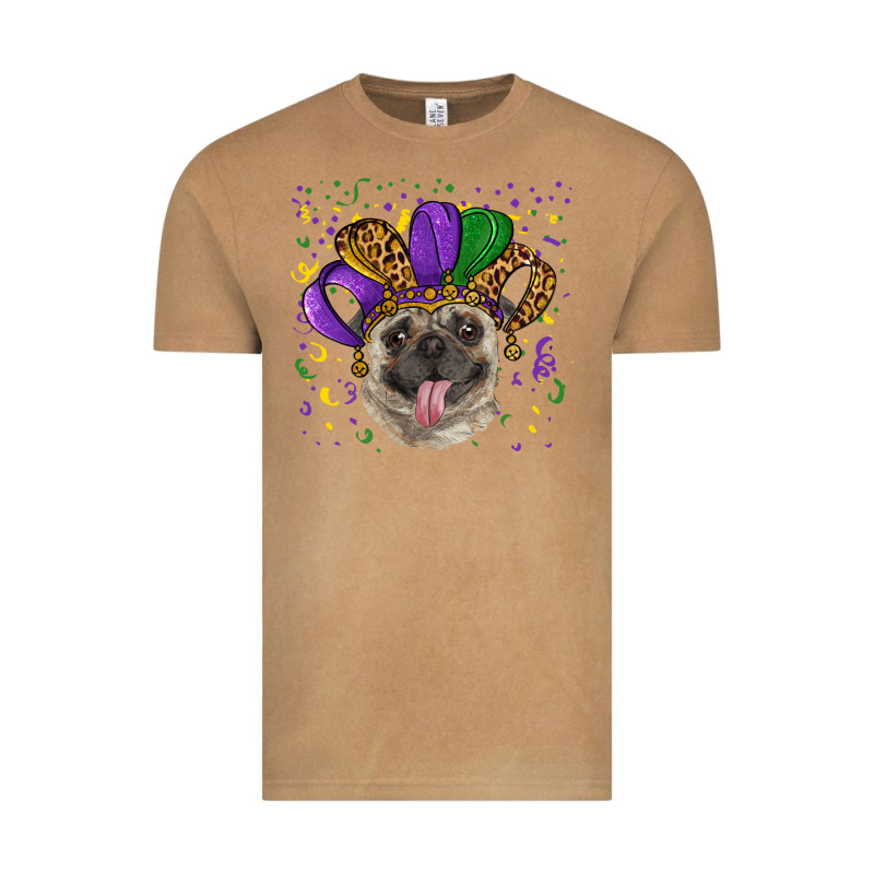 Mardi Gras Hat Pug Vintage Tee by RanaPortraitStore | Teevron