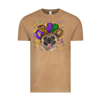 Vintage Camel Mardi gras hat pug Vintage Tee - RanaPortraitStore