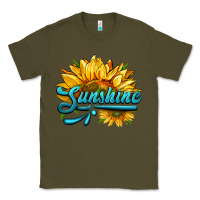 Army Green sunshine Classic Tee - HRA Design Shop