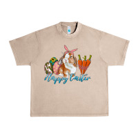 French Oak happy easter bunny carrots and eggs Urban Heavy Tee - RanaPortraitStore