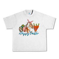 Lunar Rock happy easter bunny carrots and eggs Urban Heavy Tee - RanaPortraitStore