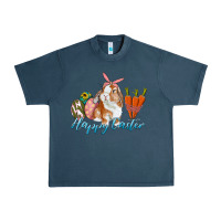 Happy Easter Bunny Carrots And Eggs Urban Heavy Tee | Teevron