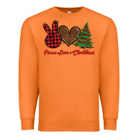Carrot peace love christmas Premium Sweatshirt - BarkalooDesign