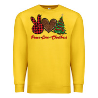 Lemon peace love christmas Premium Sweatshirt - BarkalooDesign